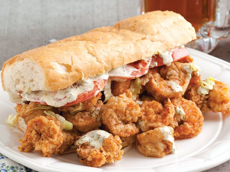 Shrimp Titans Sandwich