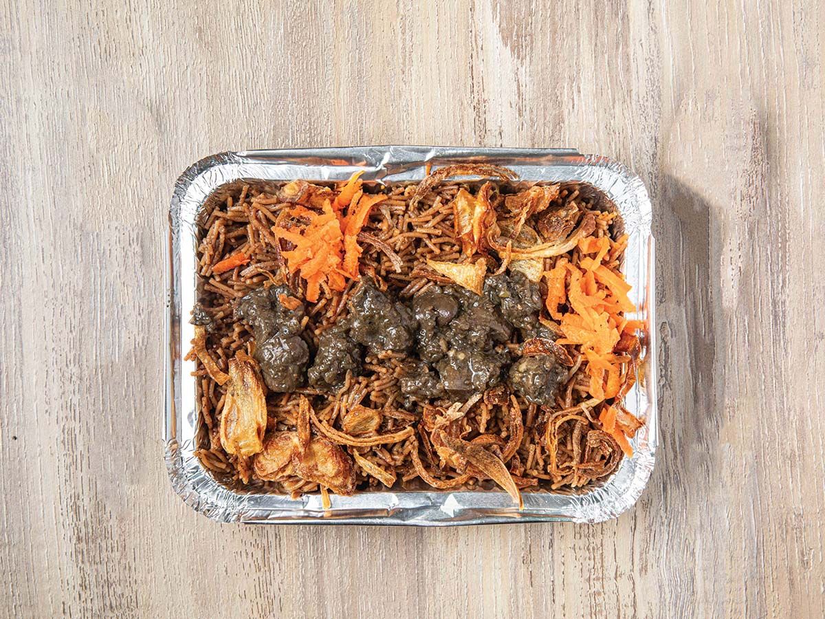 Golash with liver and giblets