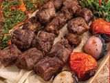 Charcoal shokaf meat kebab