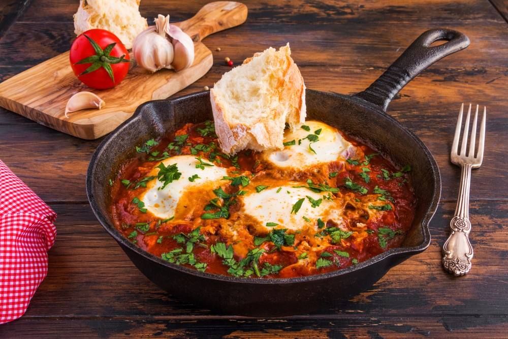 Shakshoka Omelette Sandwich