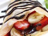 Fruits Chocolate Crepe