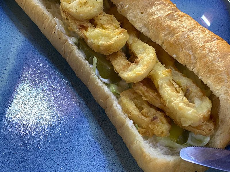 Fried Calamari Sandwich
