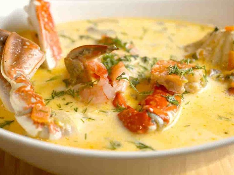 Lobster With Shrimp Soup