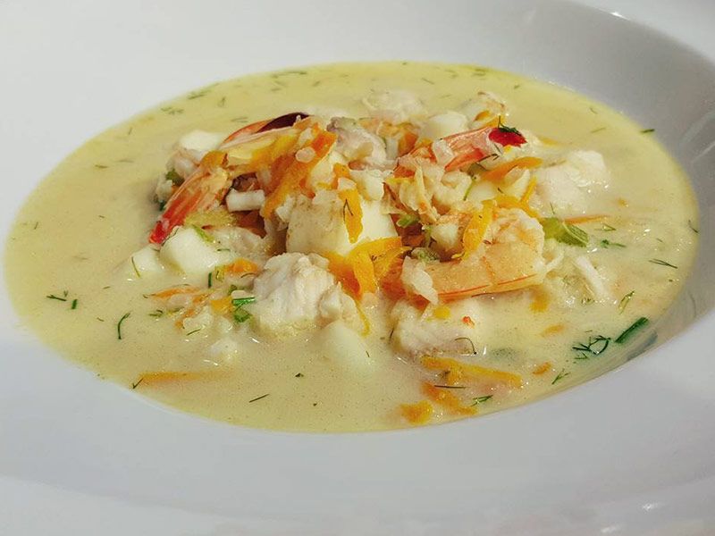 Shrimp With Cream Soup