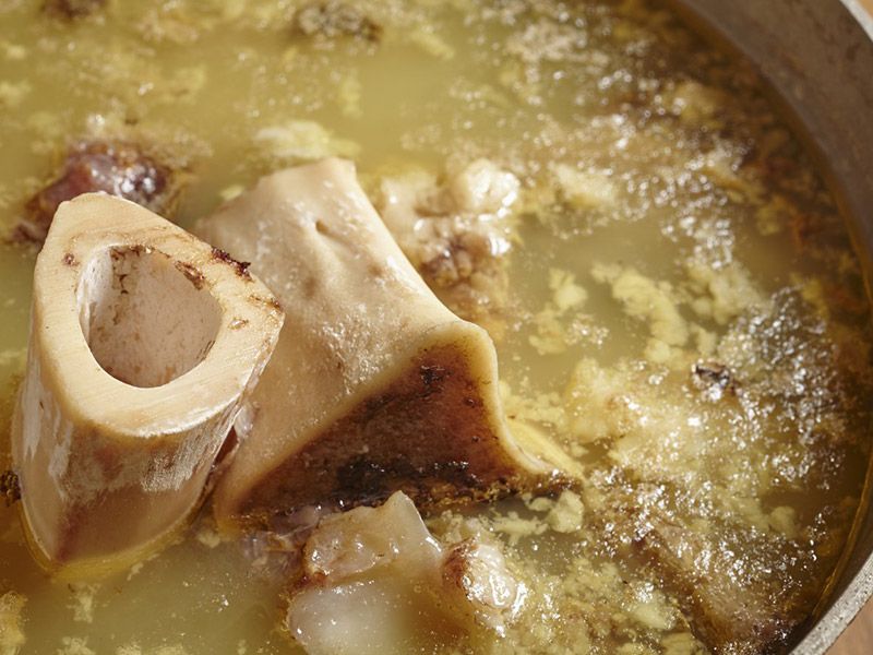Marrow With Knuckles Pieces Soup