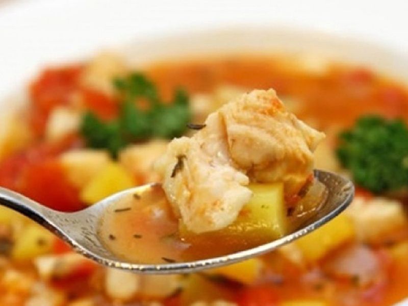 Lahmet Ras With Tongue Pieces Soup