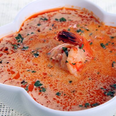 شوربة جمبري حمراء