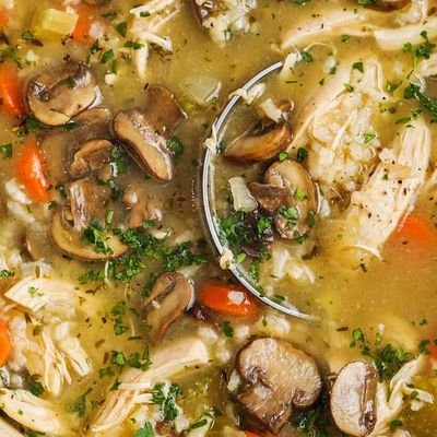 Chicken mushroom soup