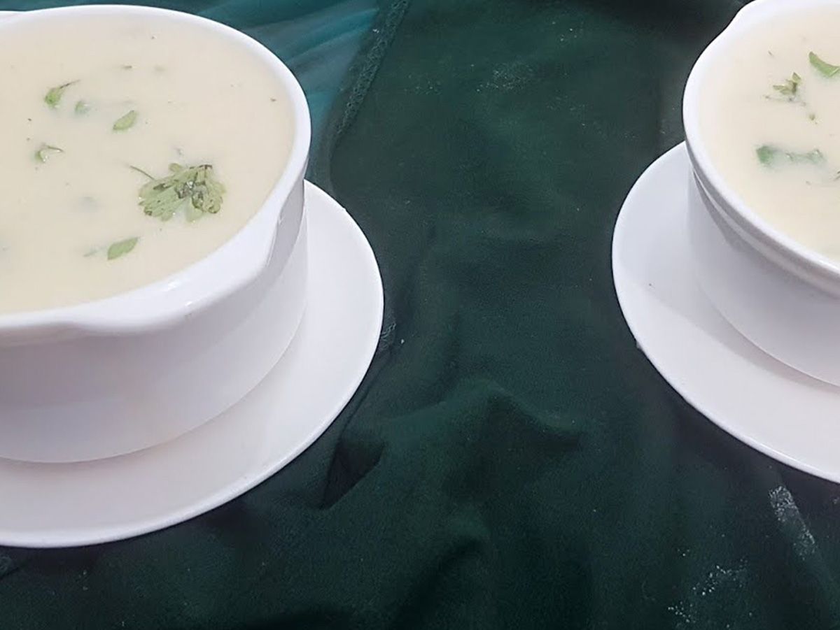 White Sauce Shrimp Soup
