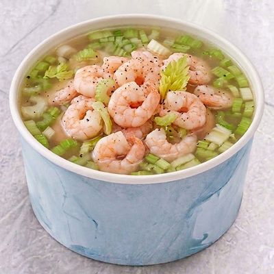 Red pell Shrimp Soup