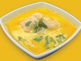 Shrimp soup with White sauce