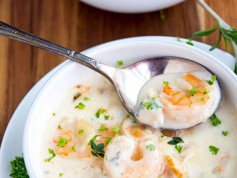 Shrimp With Cream Soup