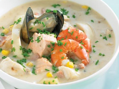 boneless seafood soup