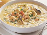 Boneless seafood soup