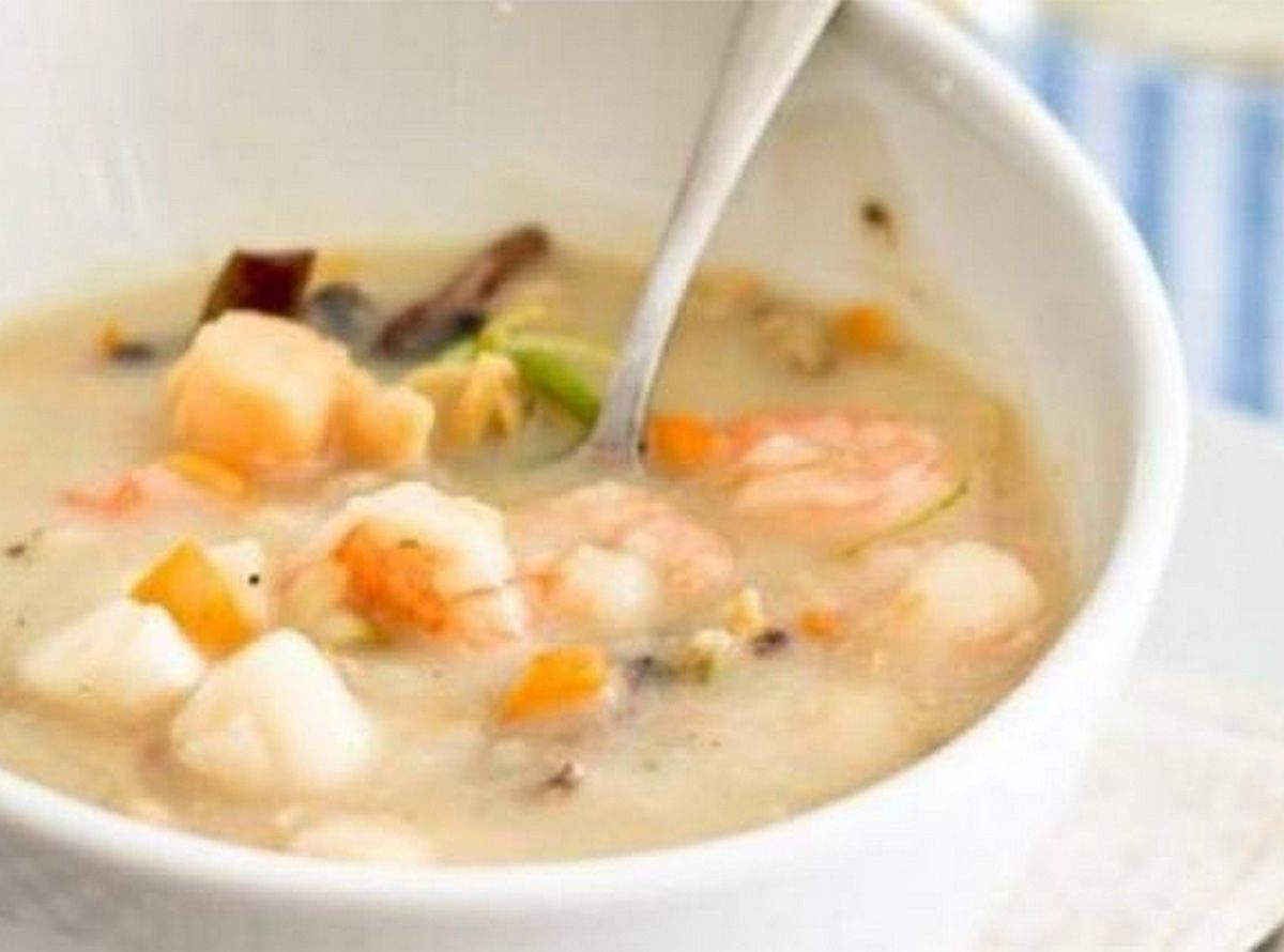 Boneless seafood soup
