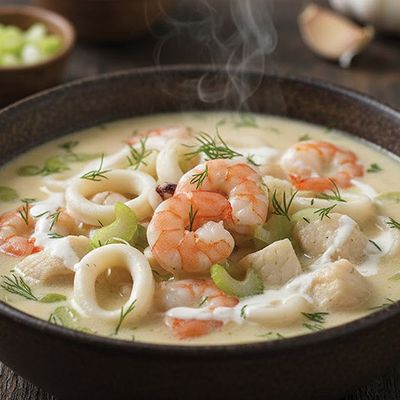 boneless seafood soup