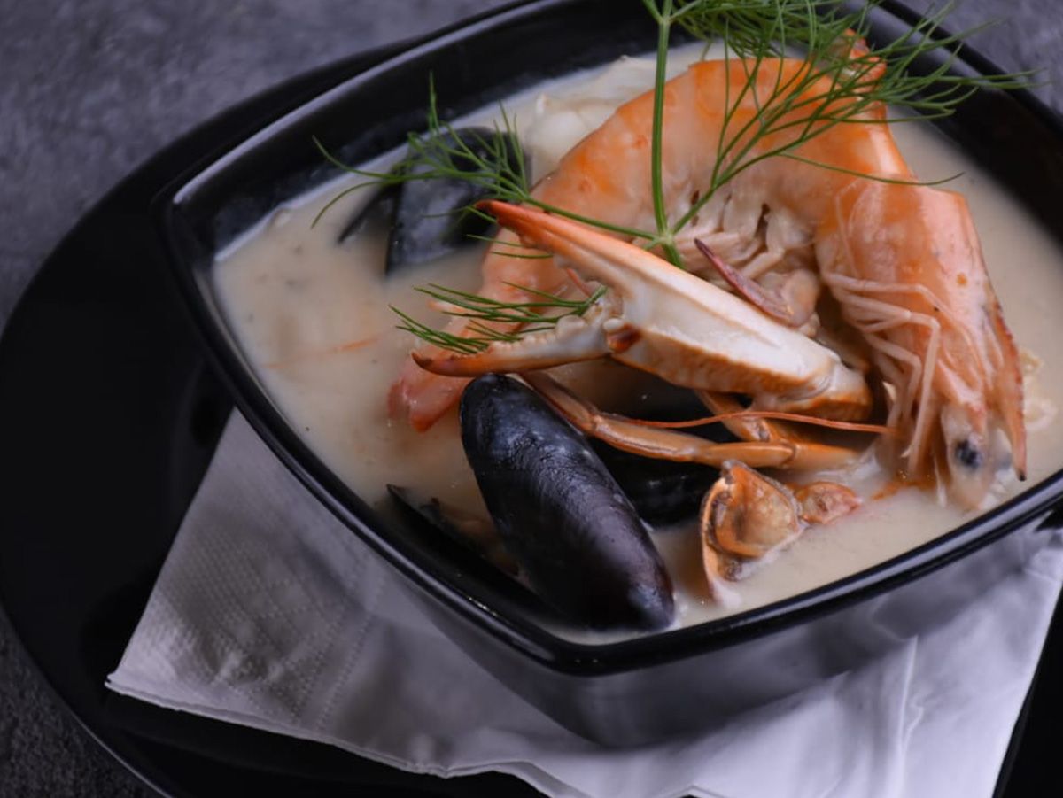Seafood White Sauce Soup