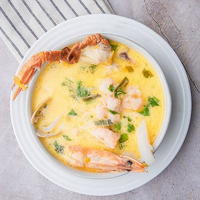 Unshelled Seafood Soup