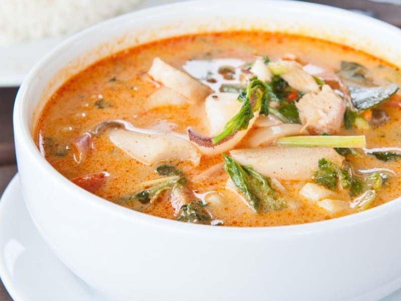 Seafood Soup With Bones