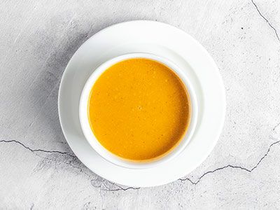 Lentil With Croutons Soup