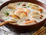 Sea fruit soup