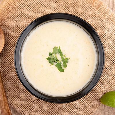 plain creamy soup