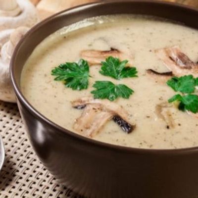 Cream Soup (Mushrooms, Chicken, Nuts)