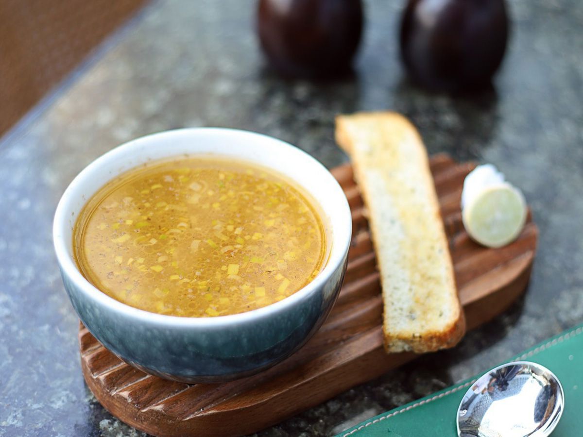 Egyptian Style Orzo Soup