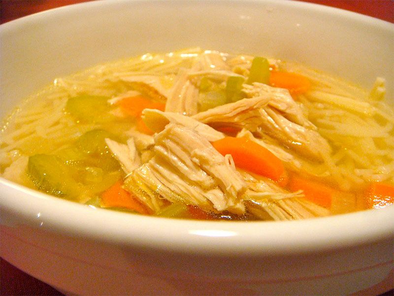 Orzo With Chicken Soup