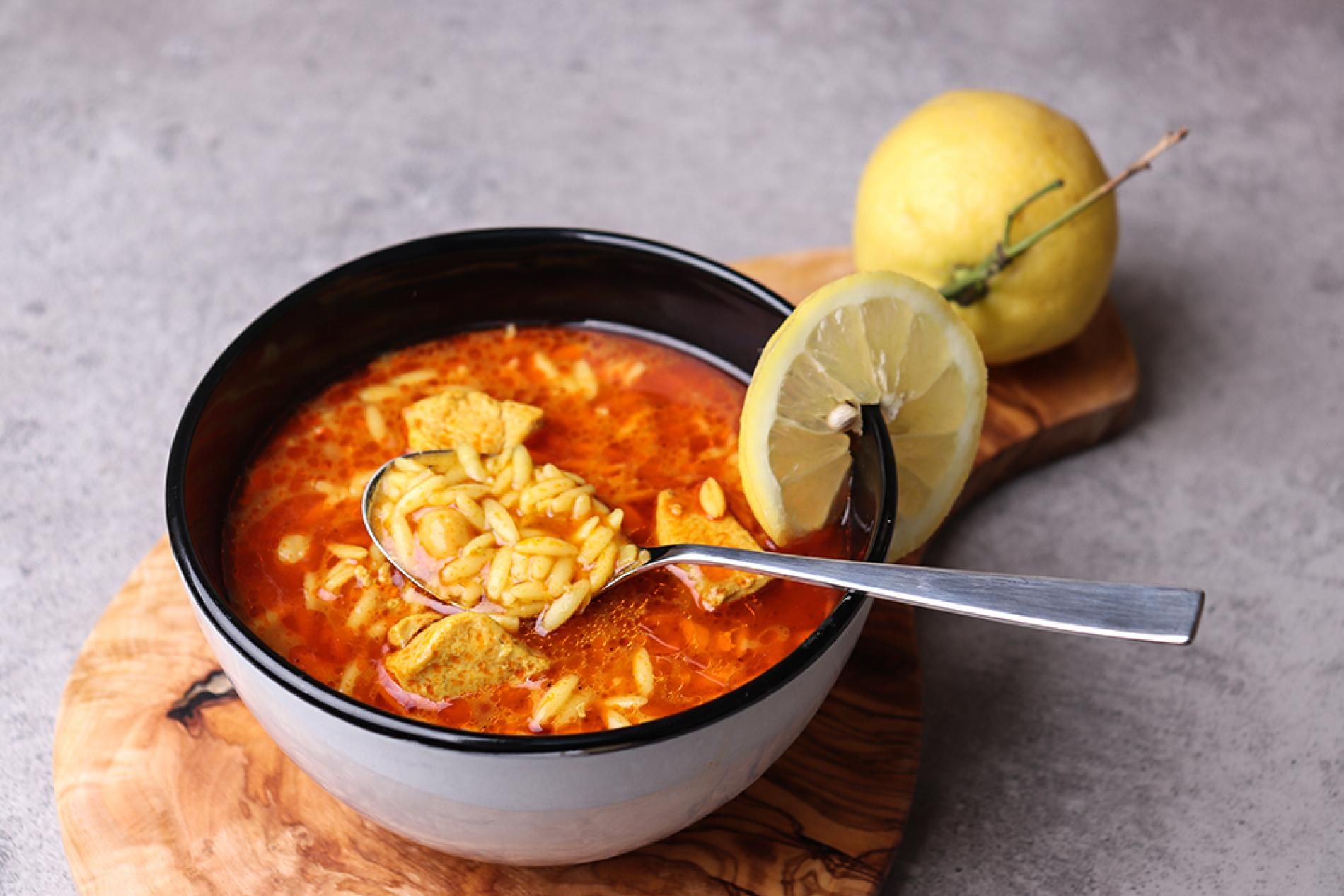 Orzo With Chicken Soup