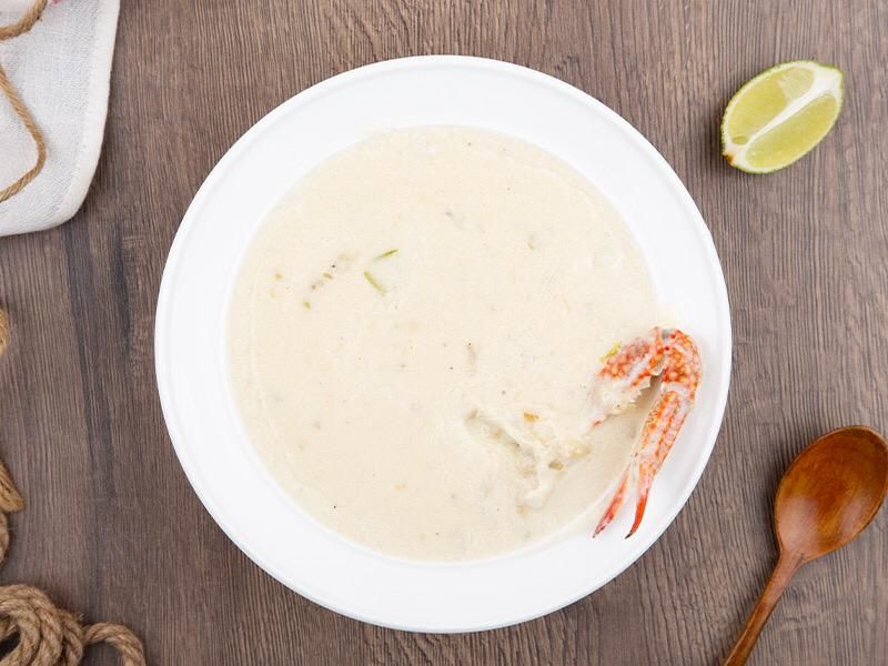Seafood With Cream Soup