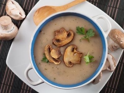 Mushroom Cappuccino Soup