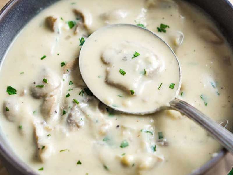 Mushroom With Cream Soup