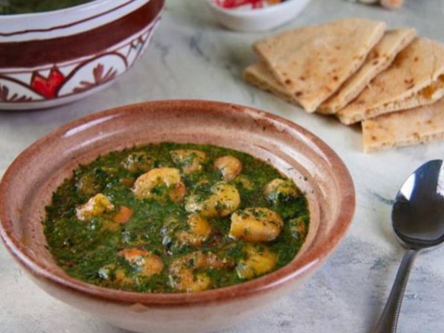 Molokhia With Shrimp