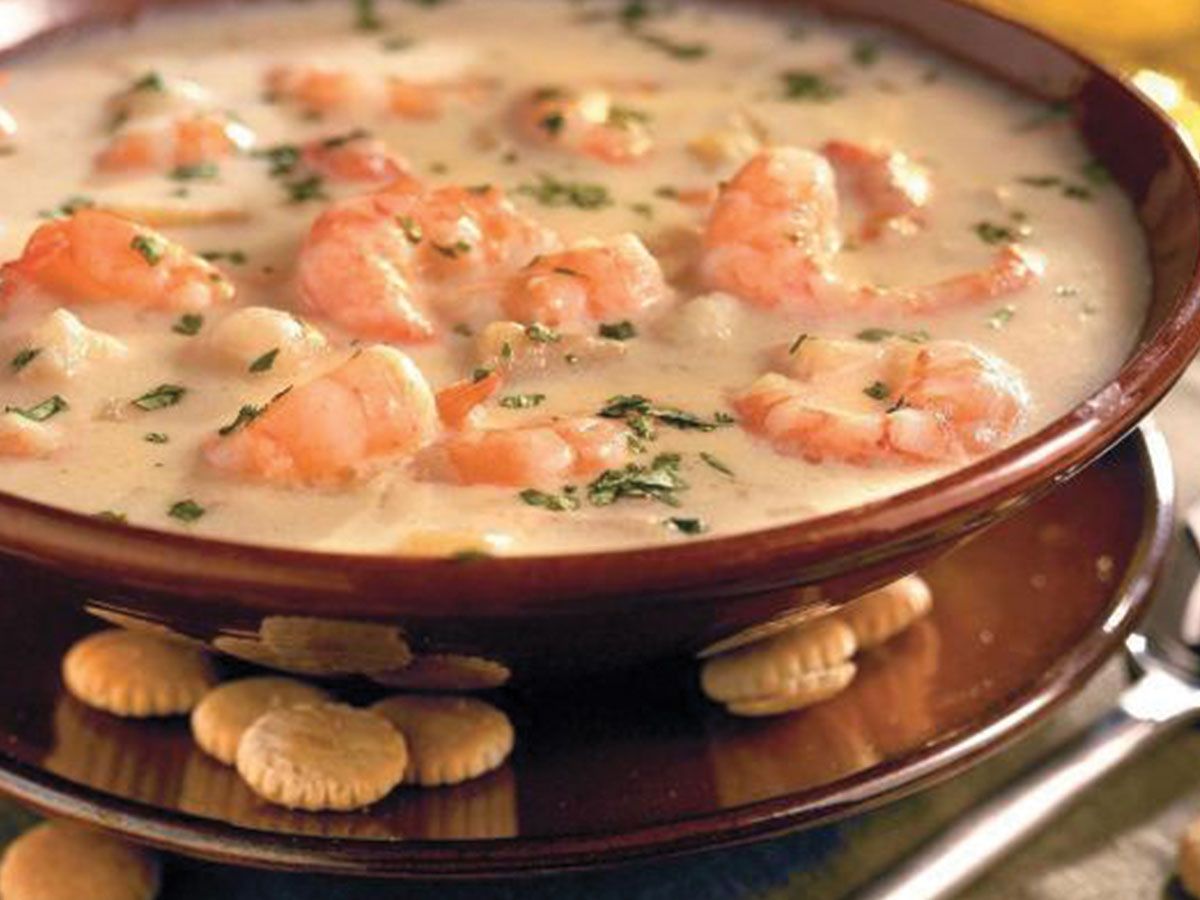 Cream shrimp soup