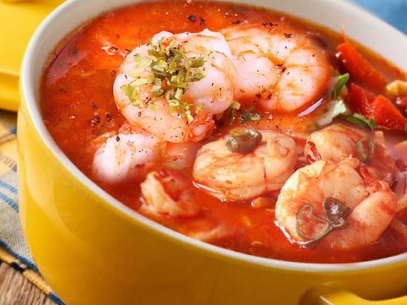 Big Red Shrimp Soup