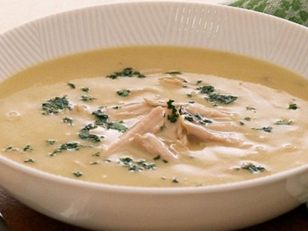 Creamy chicken soup
