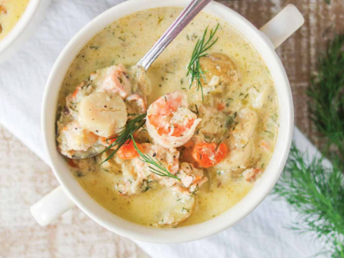 Fish Roe & Seafood Soup