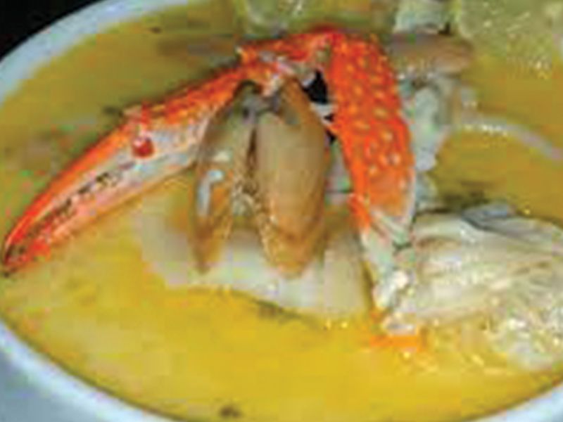 Sea Food With Cream Soup