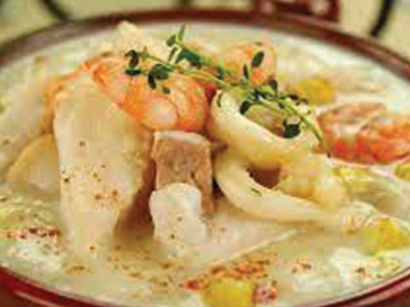 Sea Food With Cream Boneless Soup