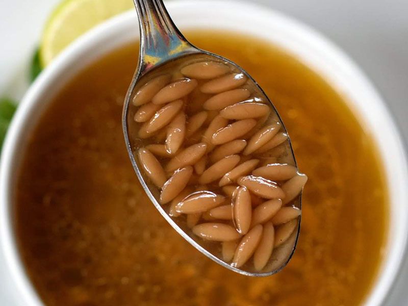 Orzo With Lemon Soup