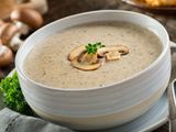 Mushroom And Chicken Soup With Cream