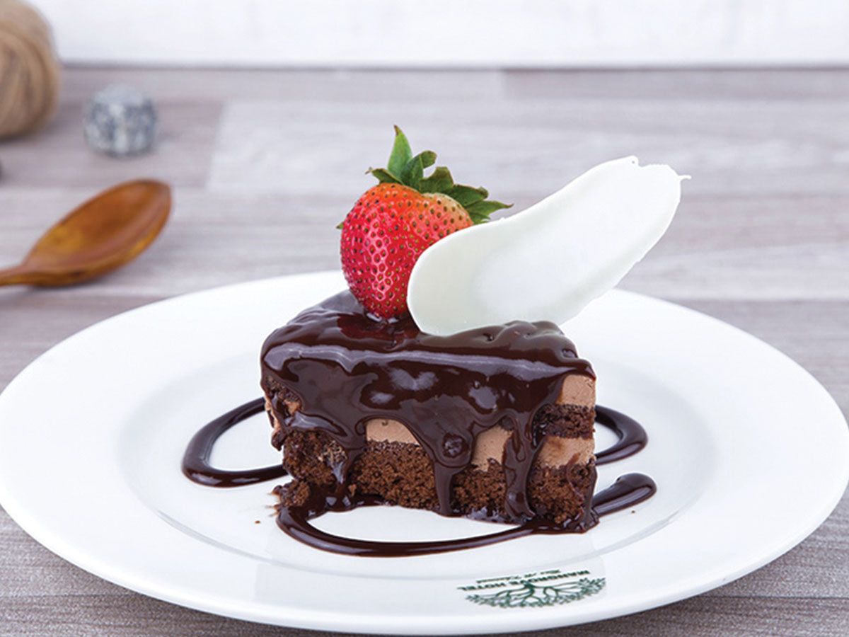 chocolate cake ice