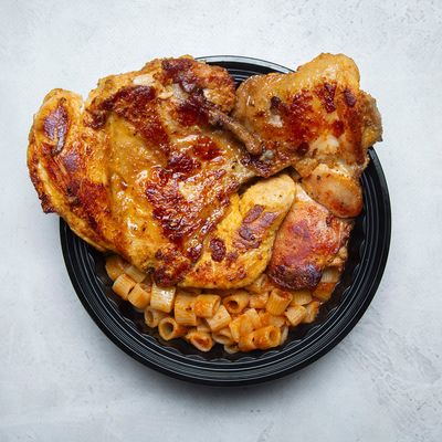Half Chicken Fork Pasta