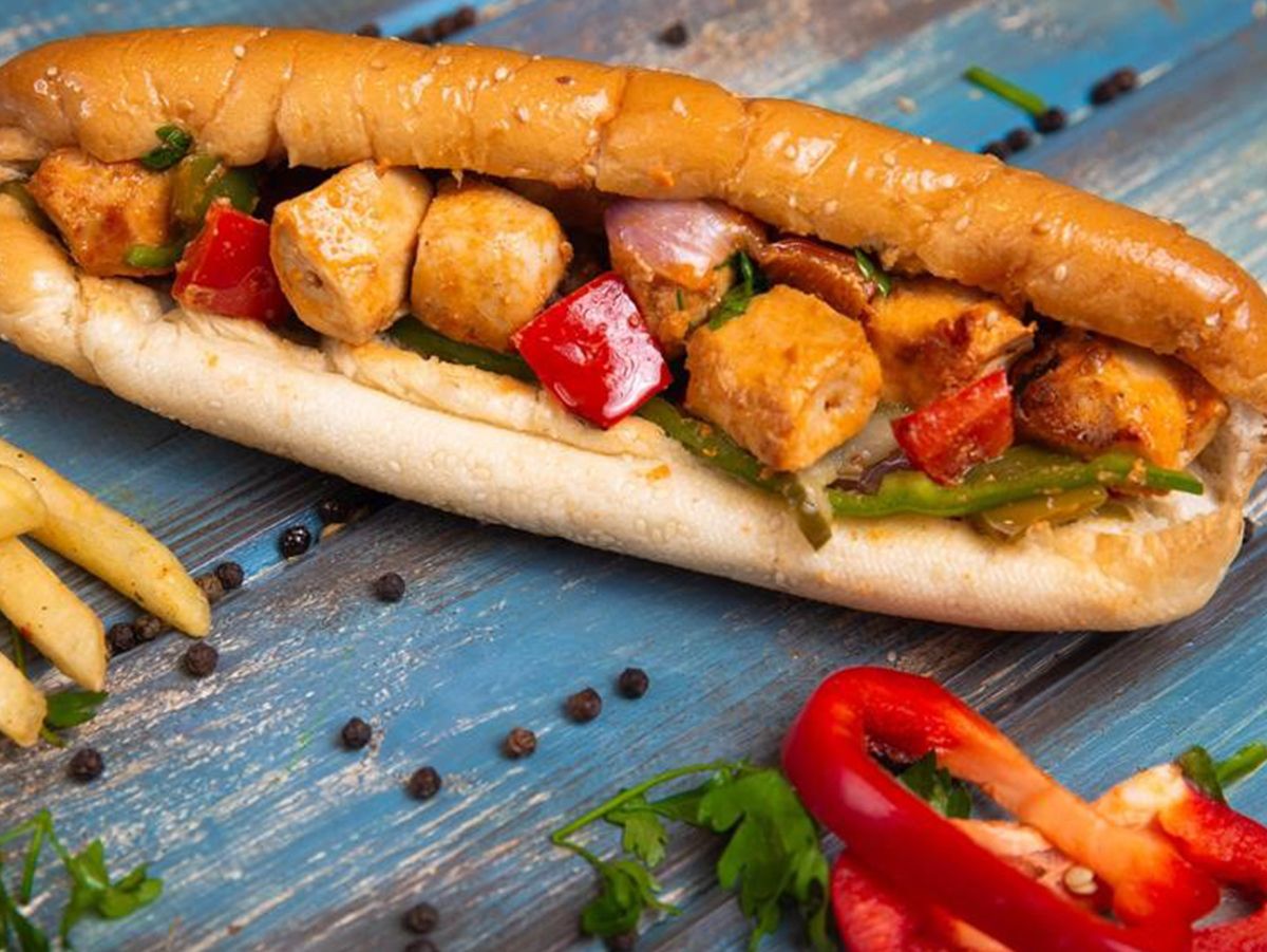 Shish tawook sandwich