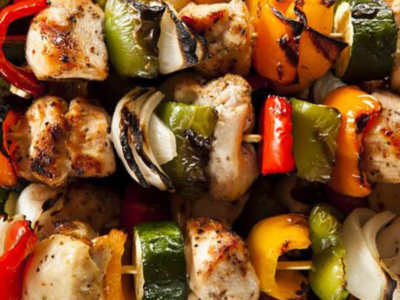 Charcoal Grilled Shish Tawook