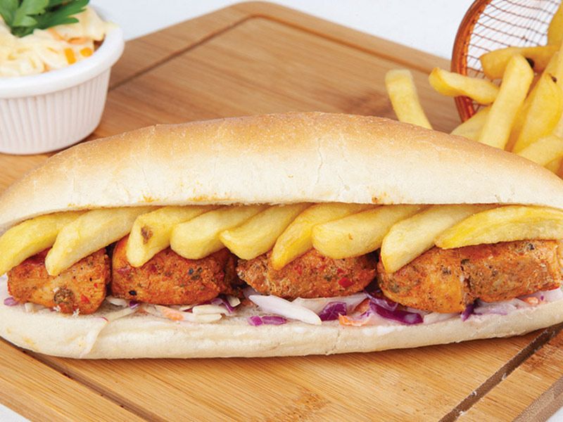 Shish Tawook sandwich