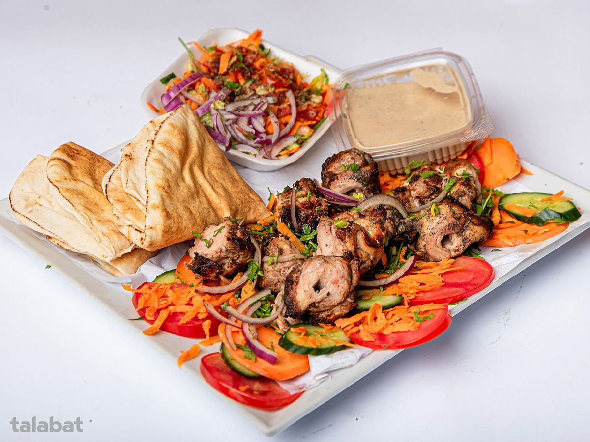 Charcoal Grilled Shish Tawook