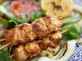 Grilled Shish Tawook On Stones