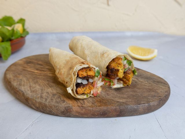 Syrian bread shish tawook